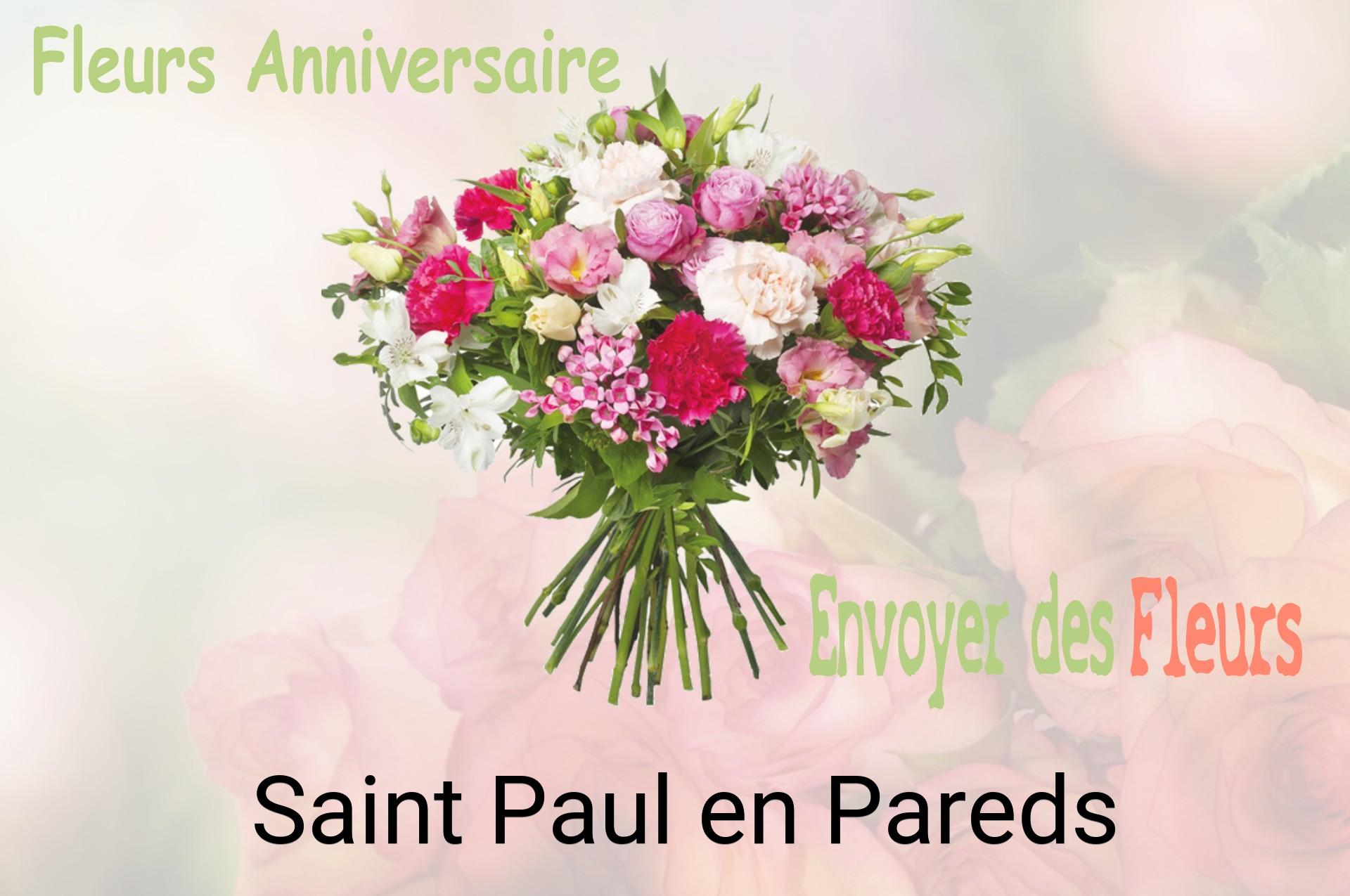 Bouquet de fleurs d’anniversaire livré à Saint-Paul-en-Pareds
