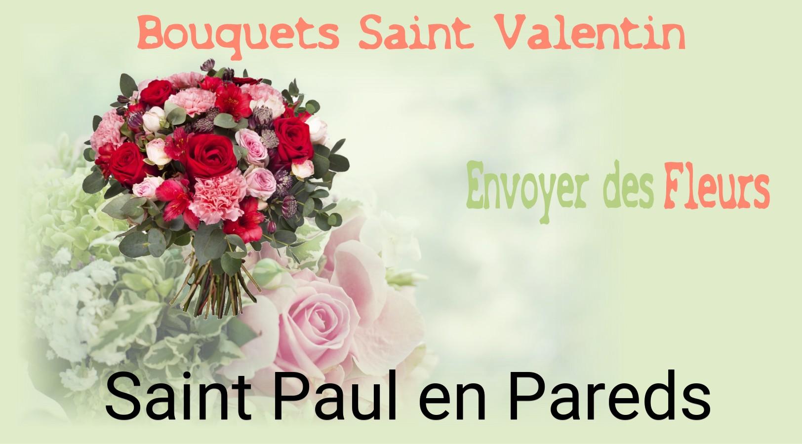 Roses de Saint-Valentin livrées à Saint-Paul-en-Pareds